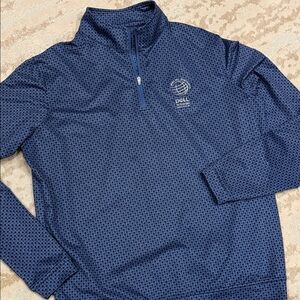 Peter Millar pineapple skull 1/4 zip Men’s Large - Dell Matchplay